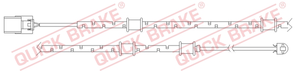 Czujnik zużycia klocka